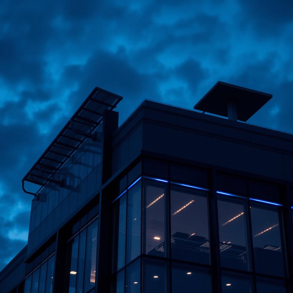 Modern engineered building